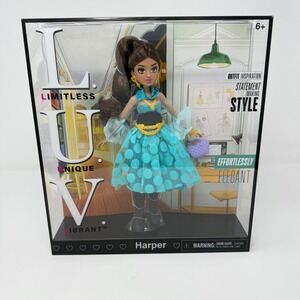 LUV By Far Out Toys Harper Doll Limitless Unique Vibrant Mix Match Prints NIB